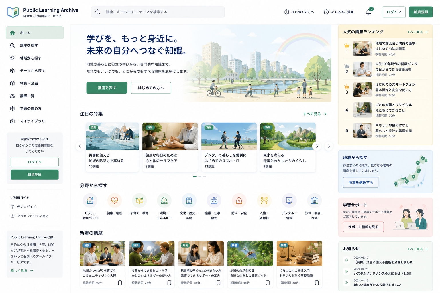 社内教育・研修ポータルの画面イメージ