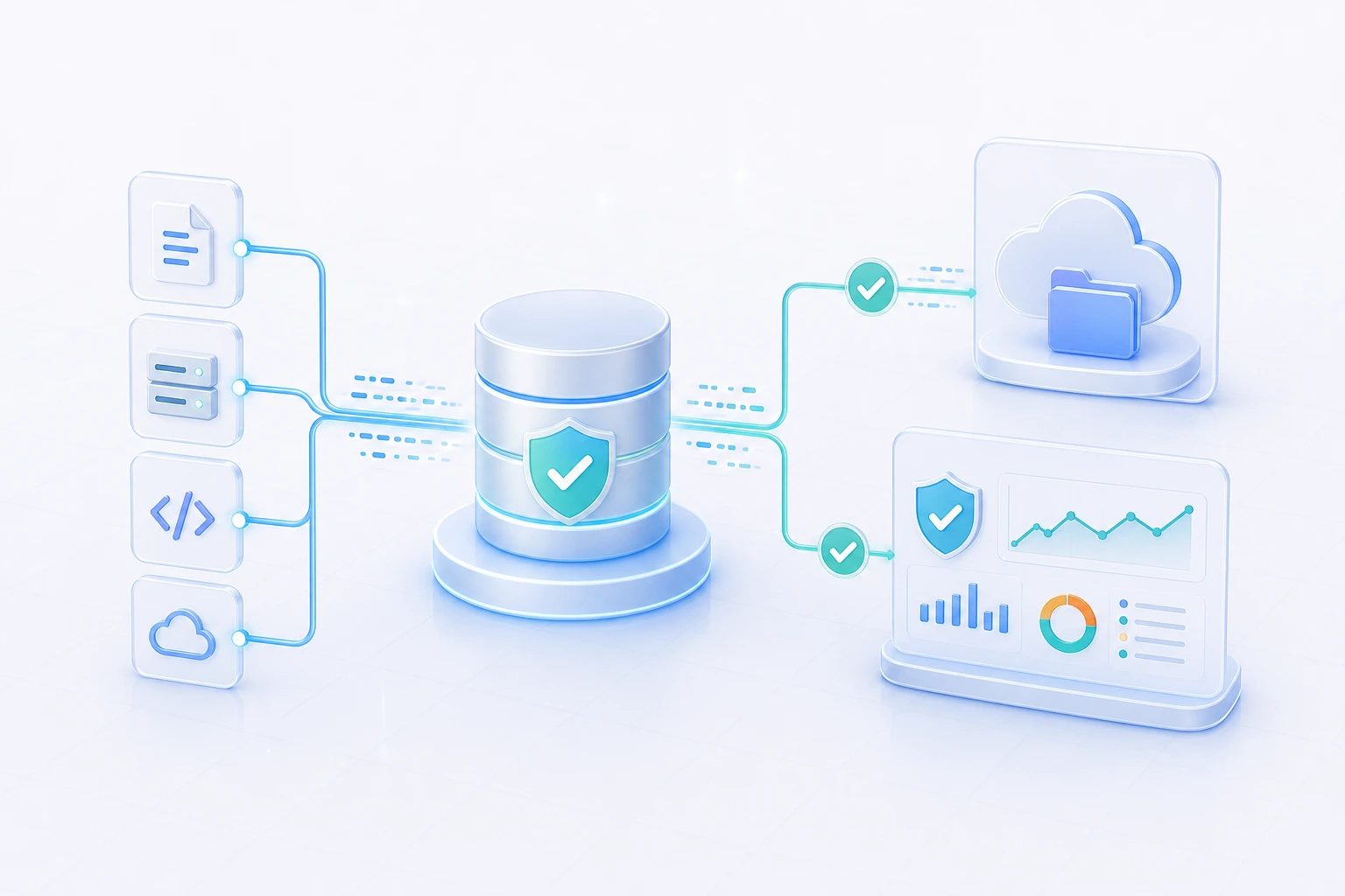 APIと外部サービスの処理履歴を追跡するイメージ